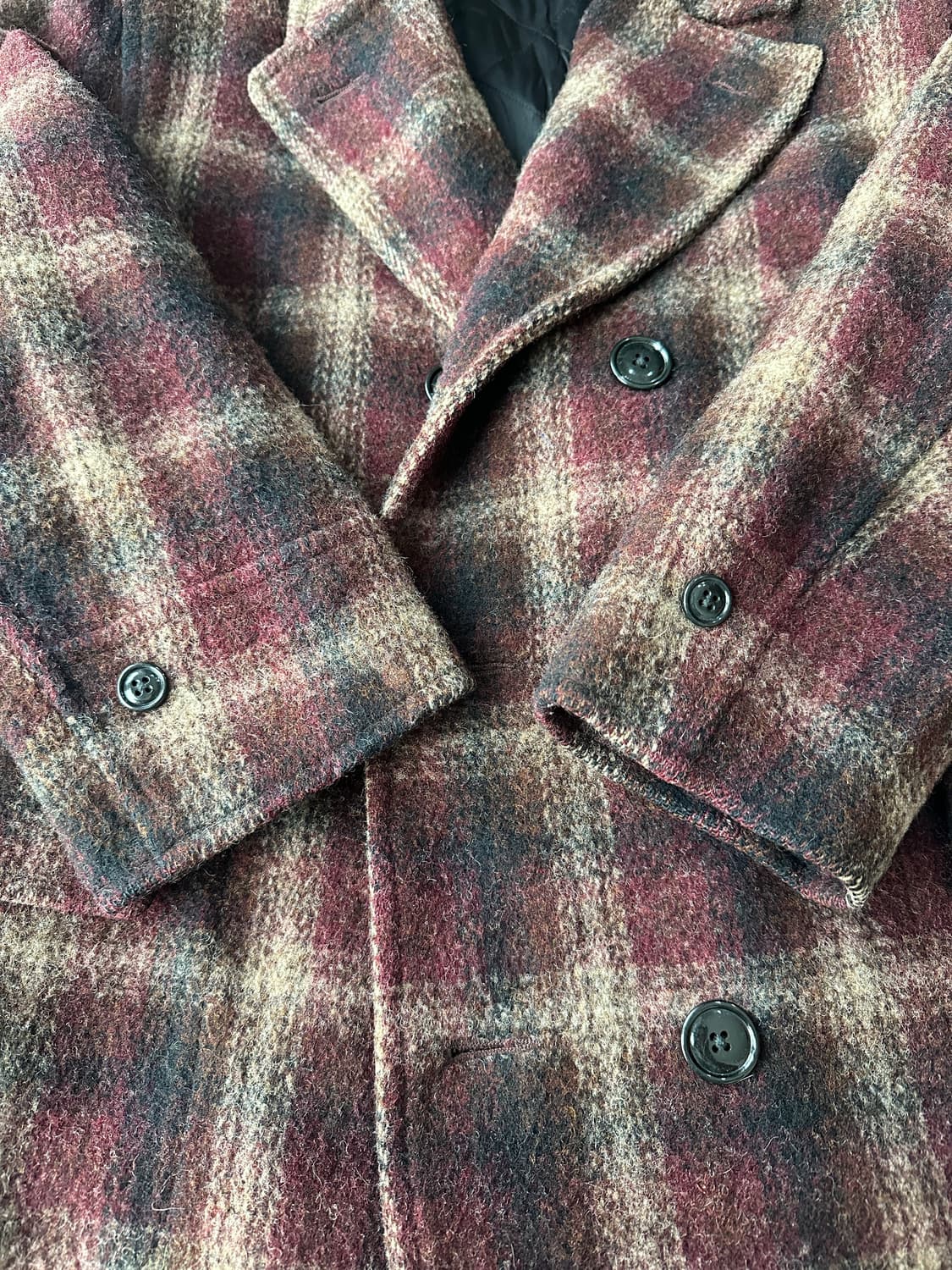 80s 폴로 스포츠맨 헤비울 피코트 M 상품이미지6