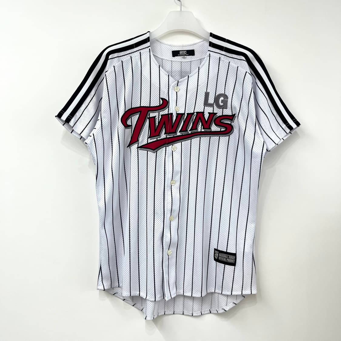 LG트윈스 ATC 봉중근 마킹 반팔 홈 유니폼 105 상품이미지2