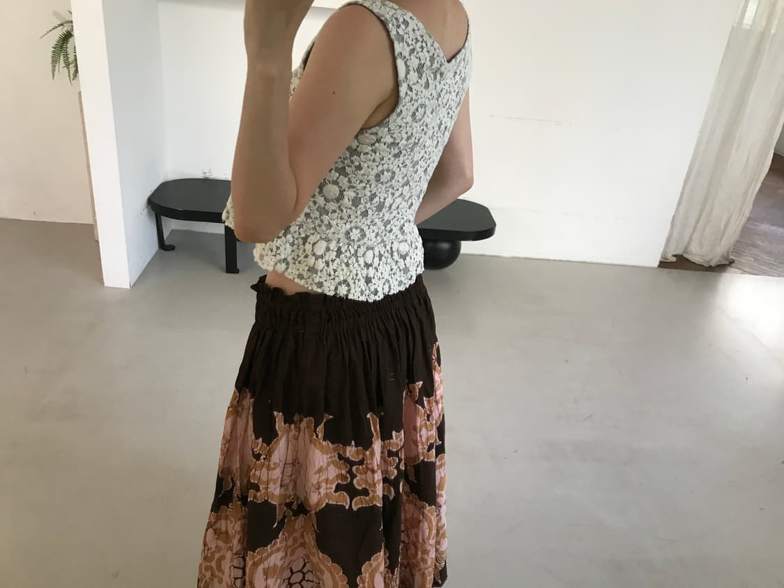 vintage grey lace sleeveless 상품이미지4