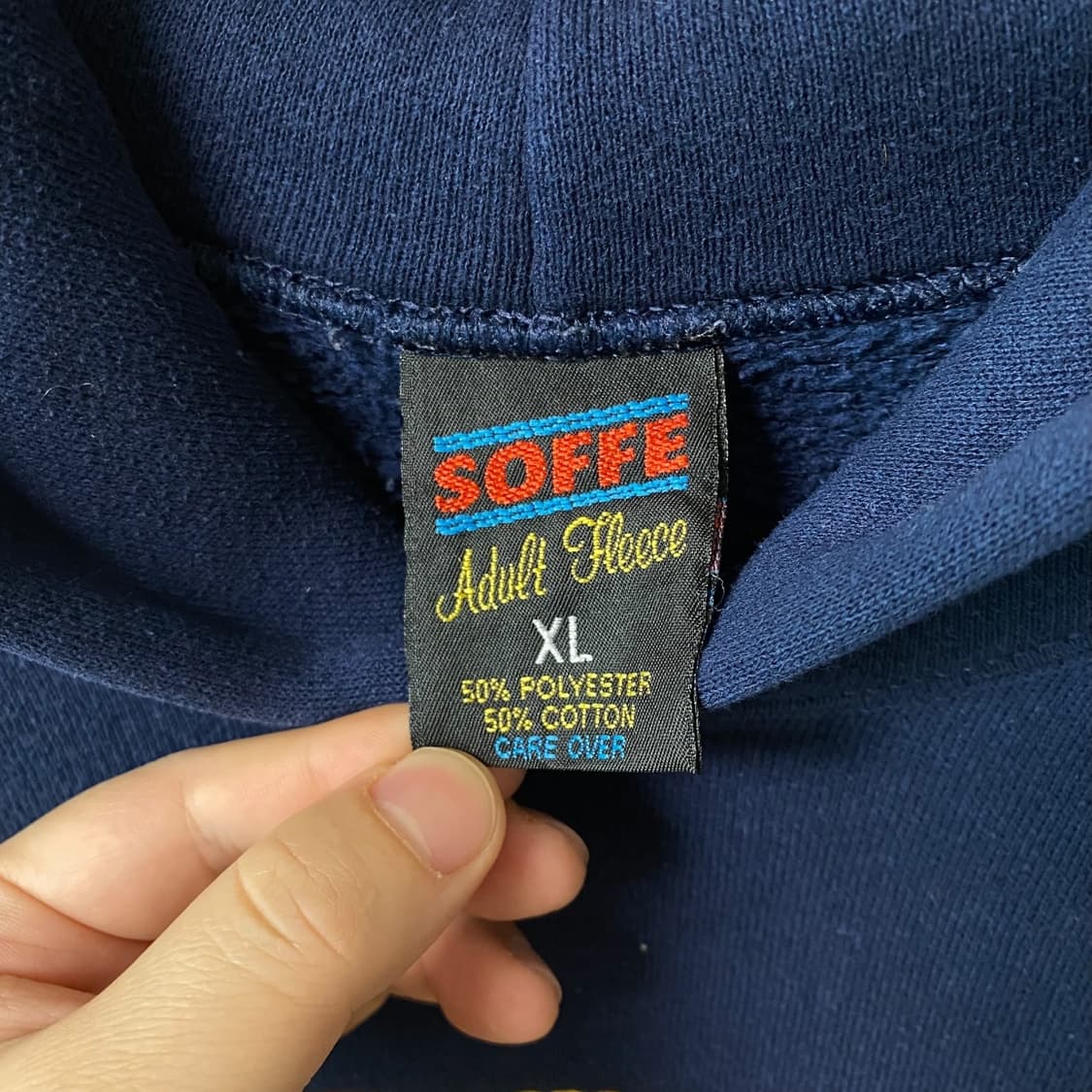 (XL)soffe 소피 navy 미해군 후드티셔츠 상품이미지3