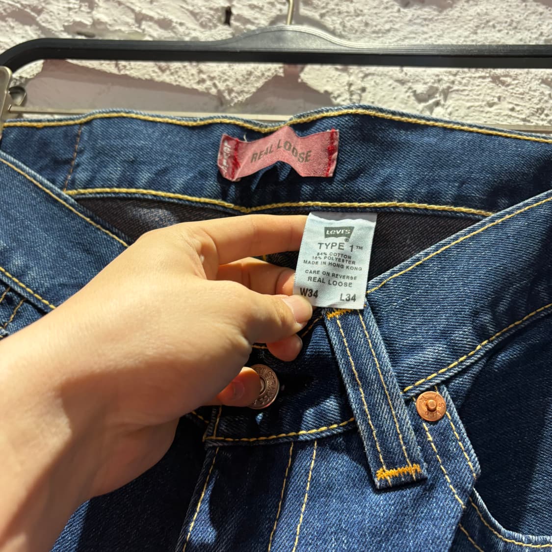 리바이스 타입1 데드스탁 데님팬츠 34 상품이미지6