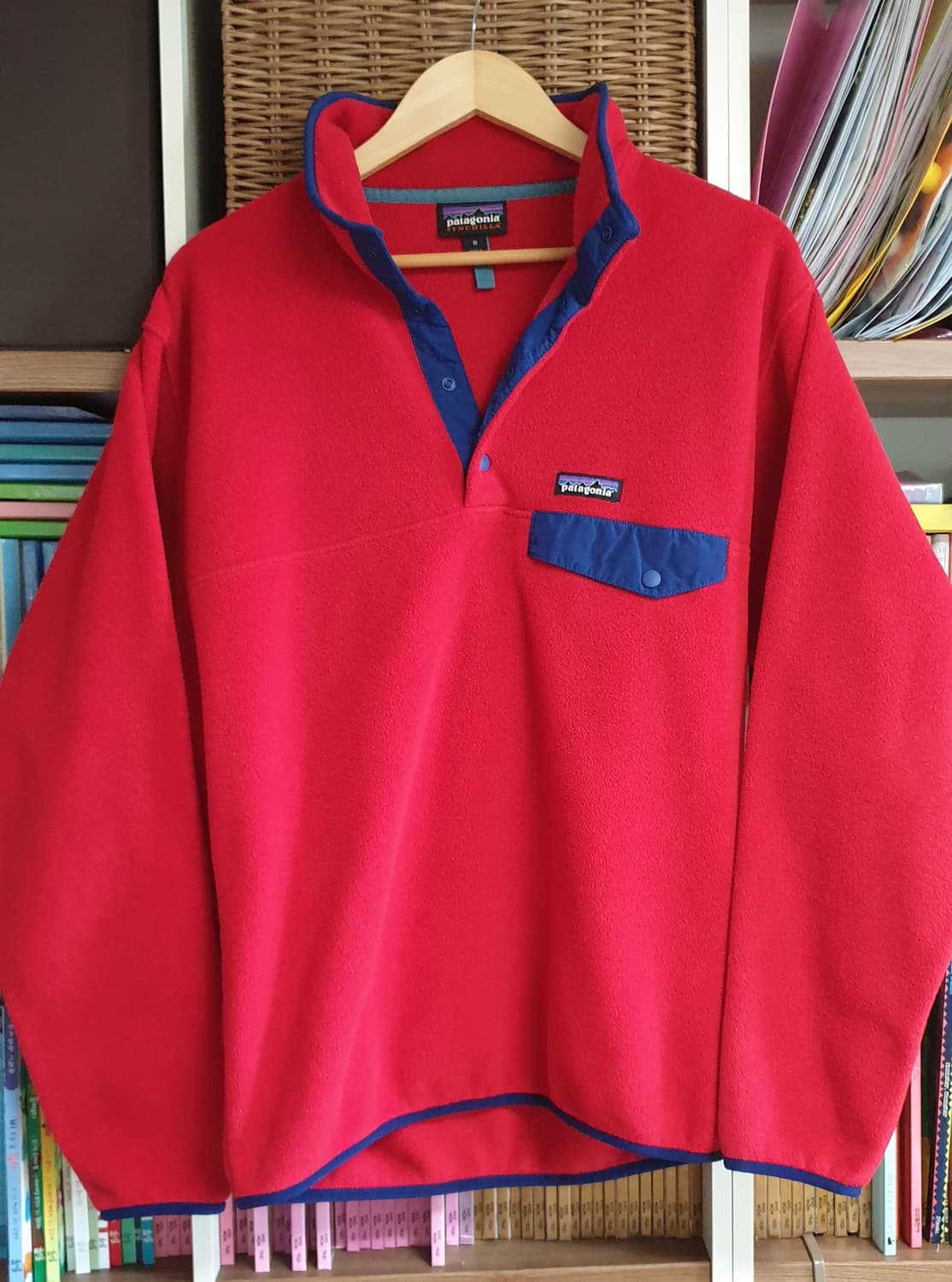 파타고니아 신칠라 스냅티 풀오버 레드  M 상품이미지1
