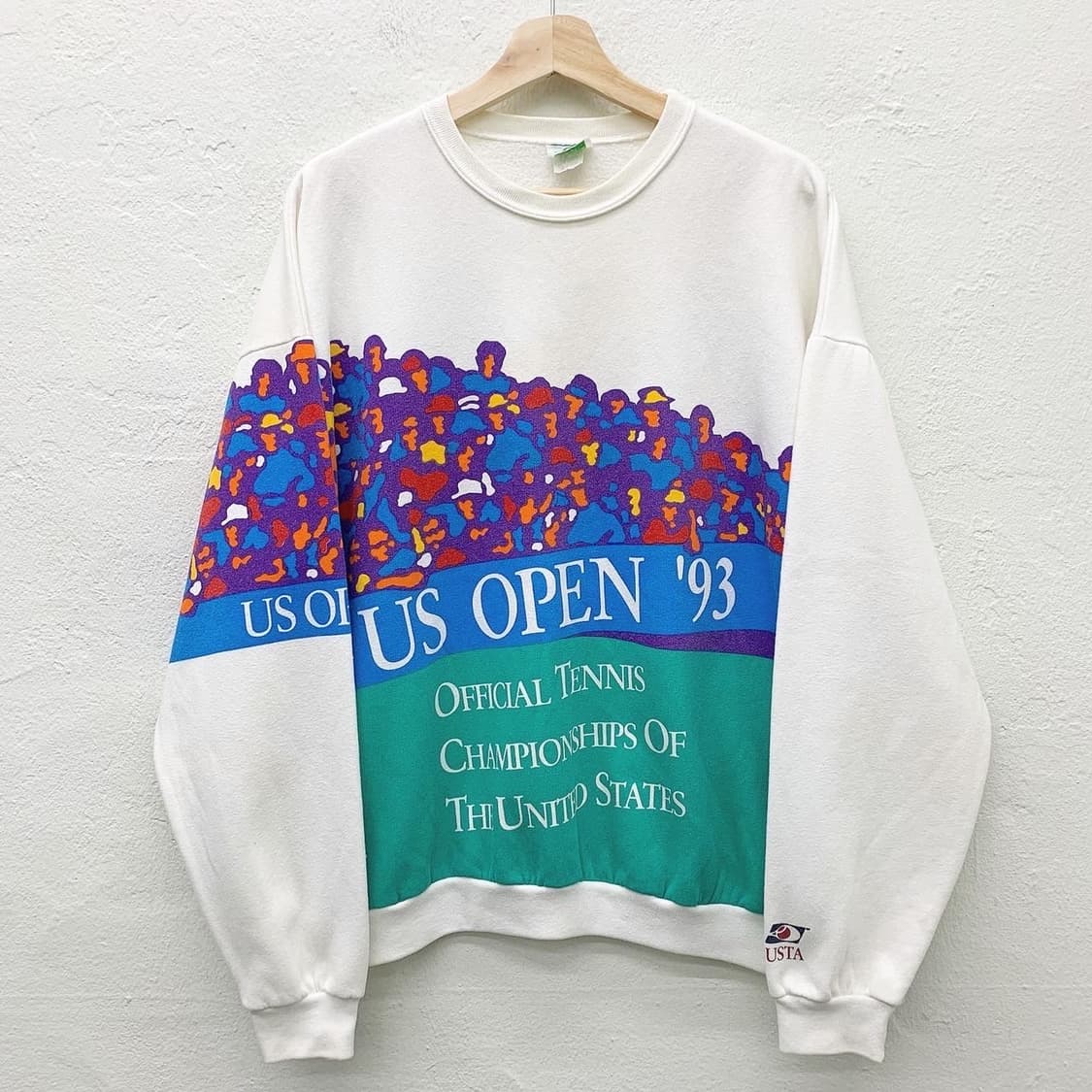 페론 스포츠 93년도 테니스 풀프린팅 스웻셔츠 상품이미지2