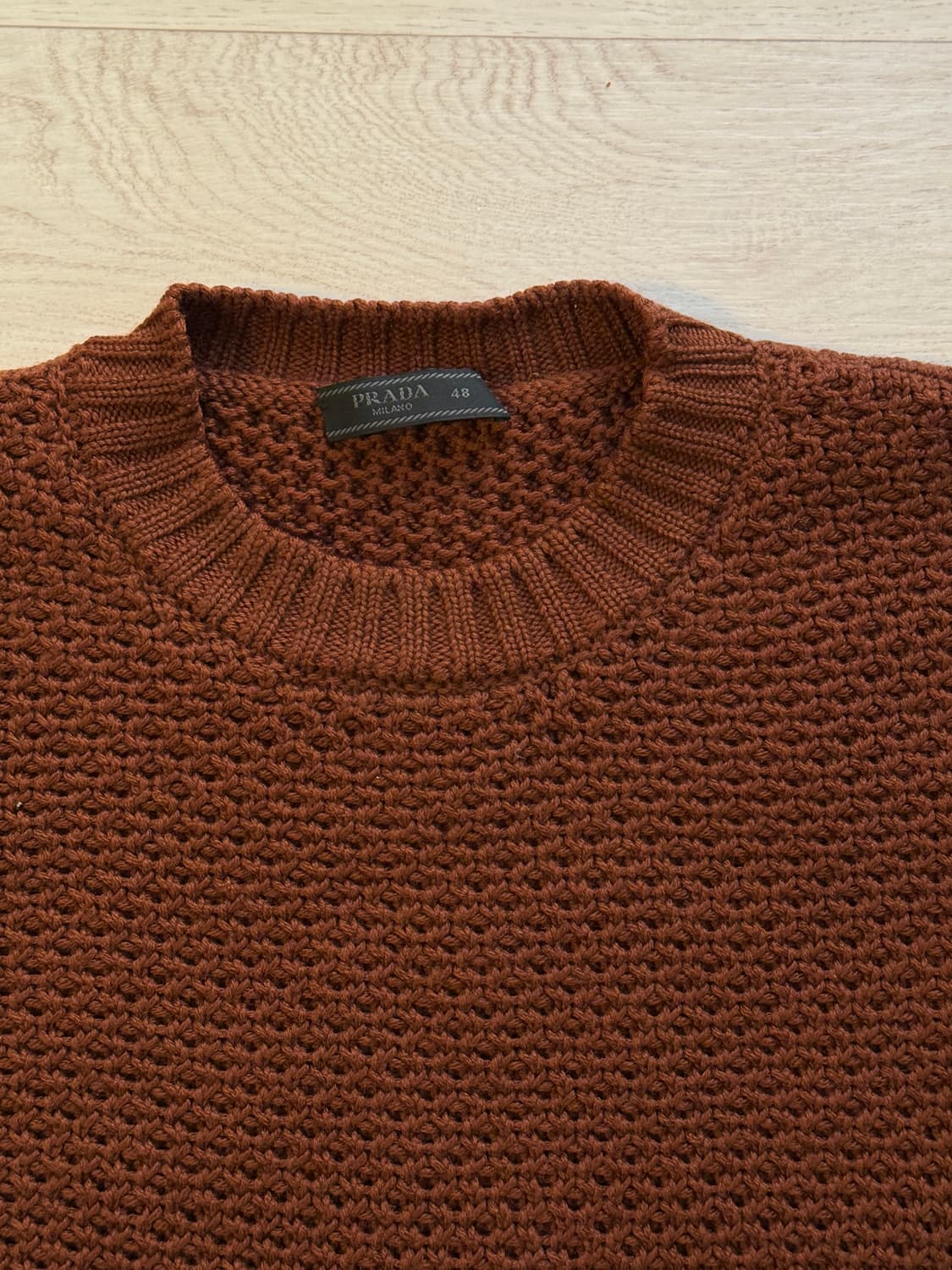 프라다 18aw 버진울 니트 - 48(m) 상품이미지2