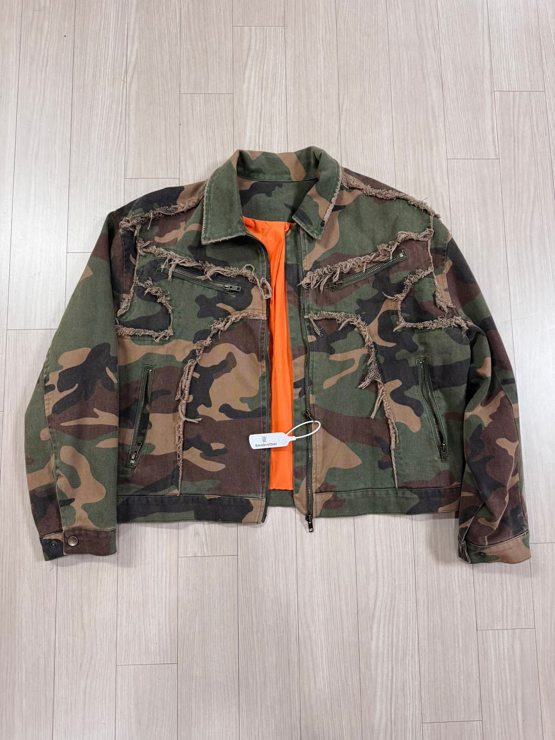 [새제품/M] EMO BROTHER 카모플라쥬 워크 자켓 상품이미지6