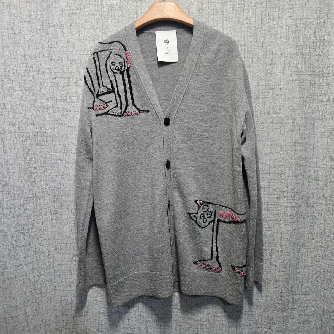 시스템x권철화 콜라보 울 가디건  상품이미지2