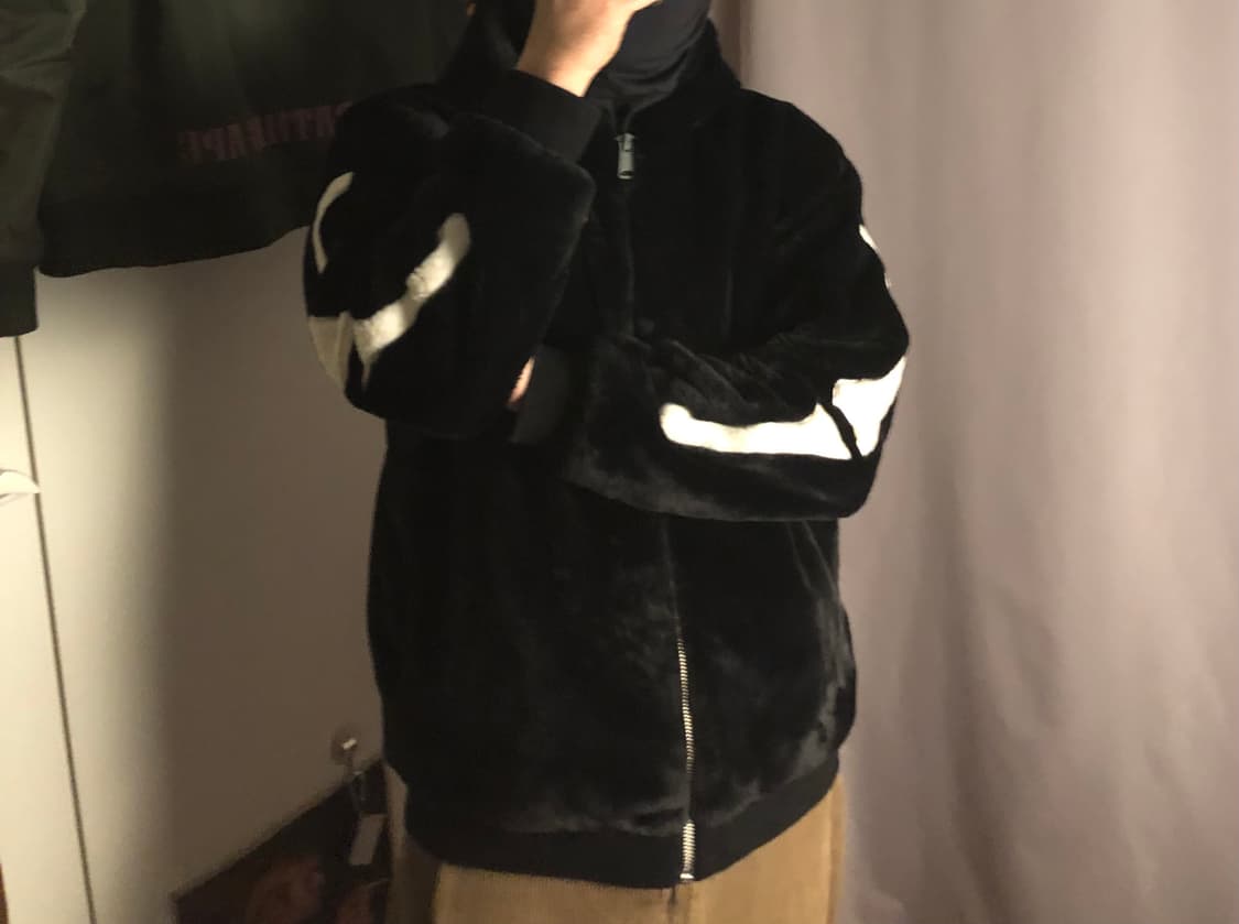 밴슨 스켈레톤 퍼 후드집업 상품이미지1