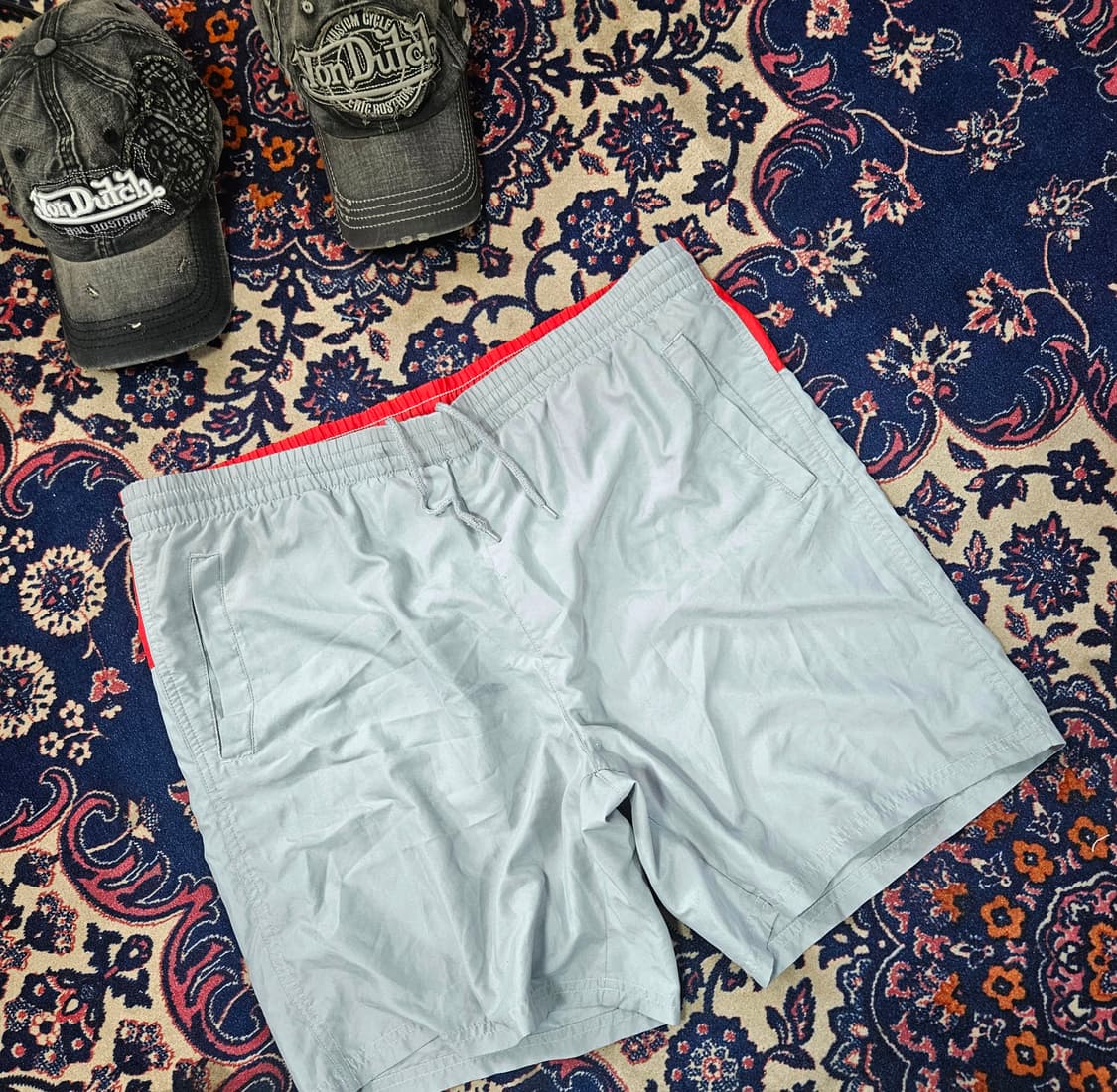 본터치(Vondutch) 00's 빽 레터링 반바지 쇼츠 상품이미지4