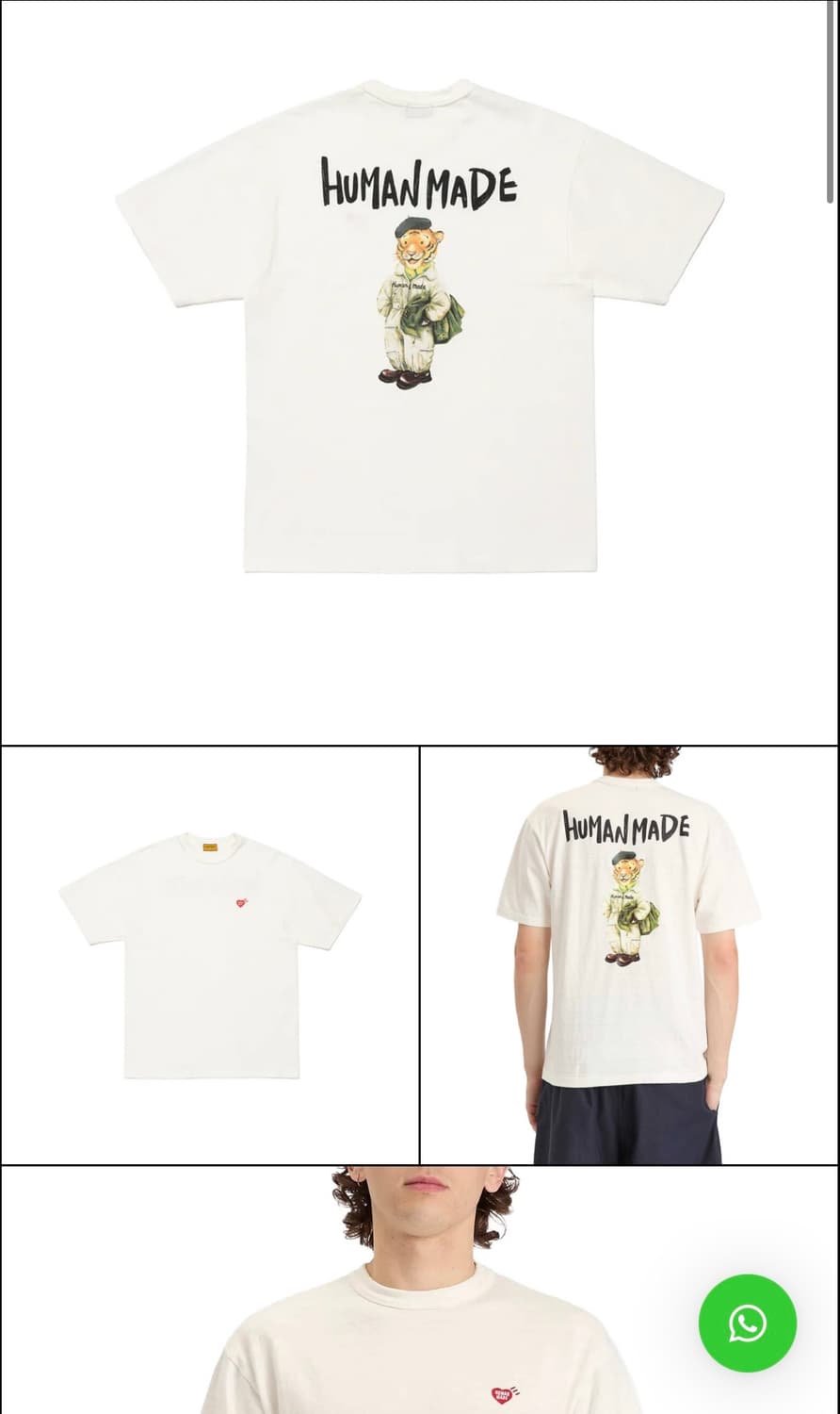 휴먼메이드 반팔티 xl 새제품 상품이미지3