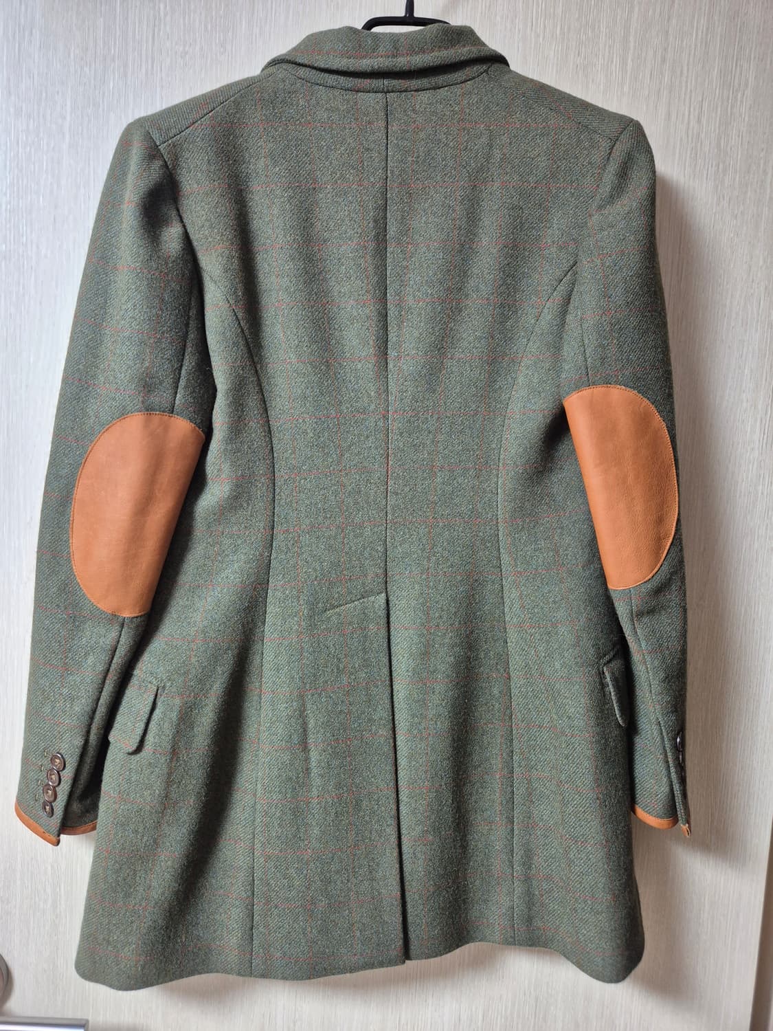 폴로 랄프로렌 헤링본 울자켓 테일러드 가죽패치 2 상품이미지3