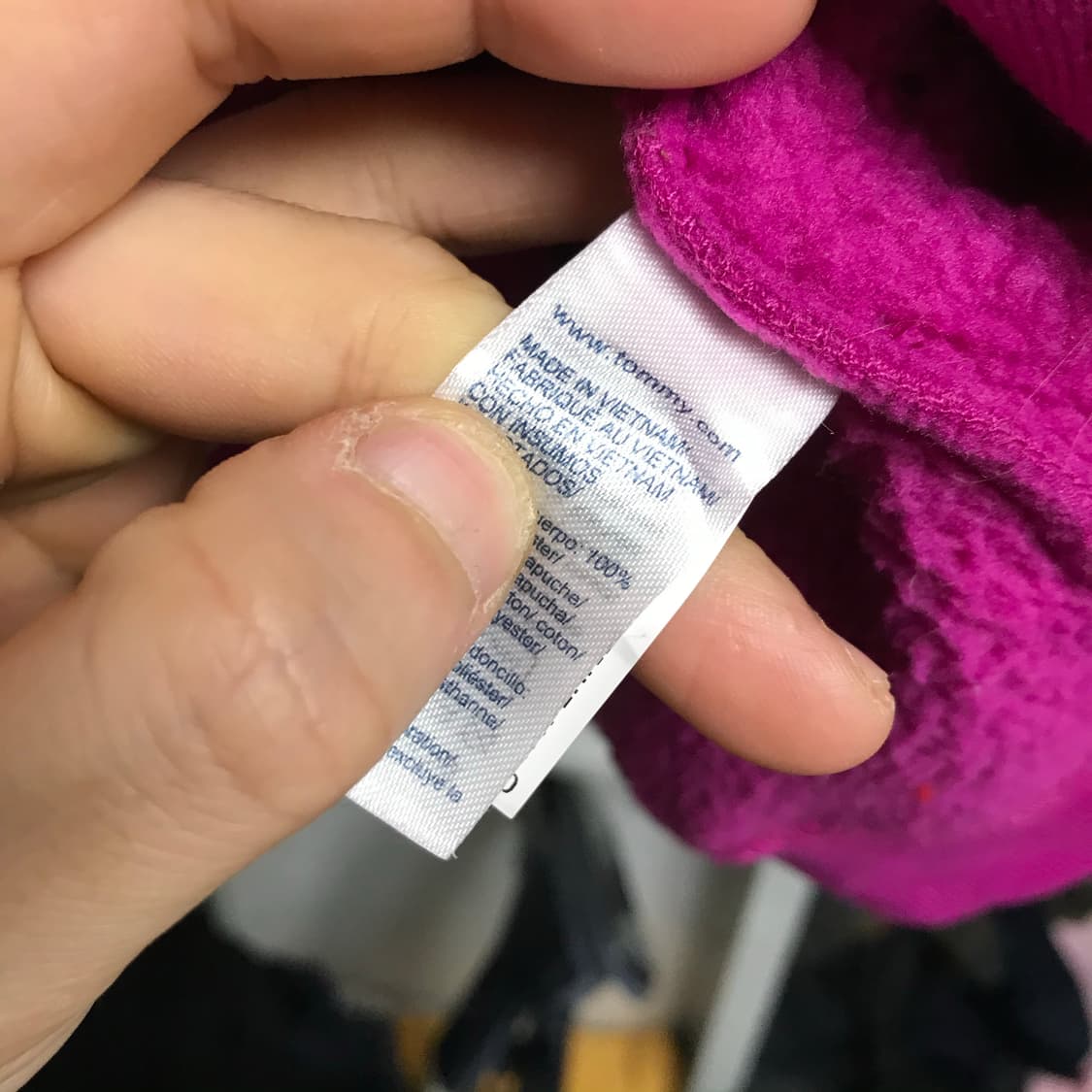 타미 중로고 후리스 후드티 상품이미지4