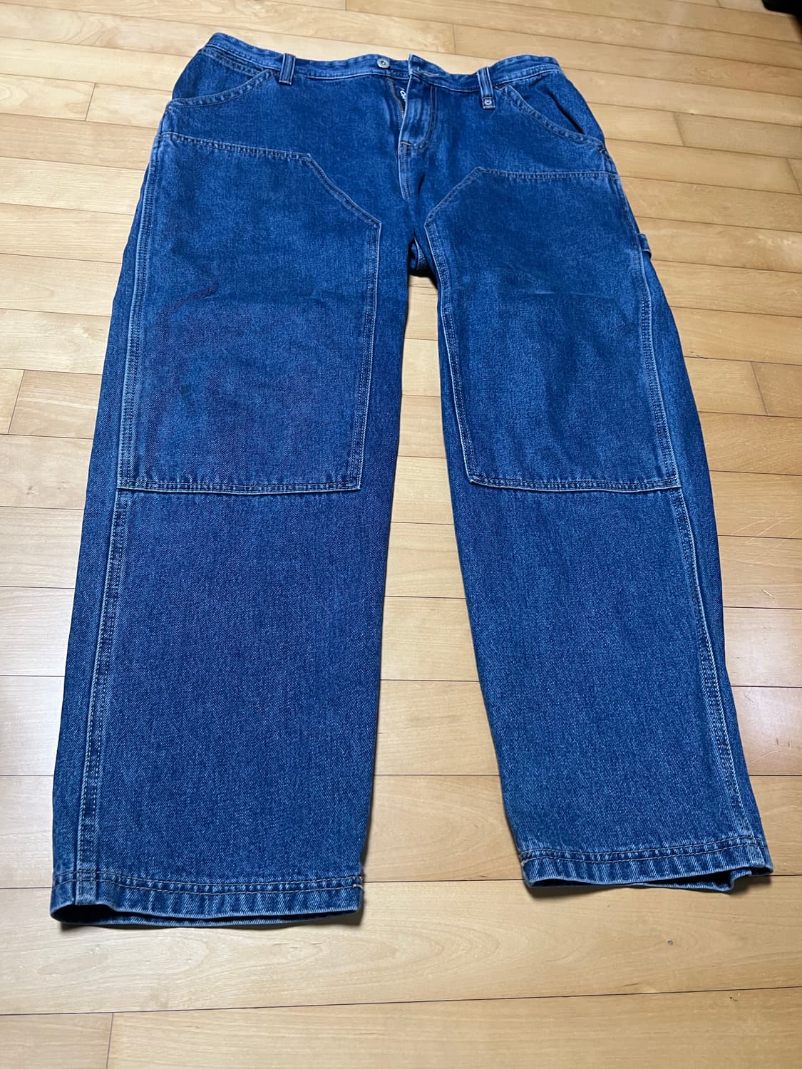 Plac x oam 콜라보 더블니 데님팬트 35 상품이미지2