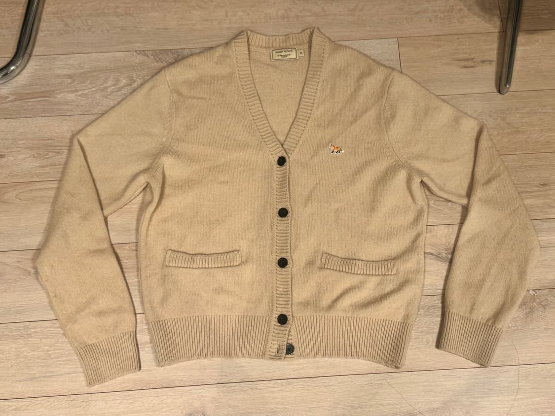 메종키츠네 램스울 가디건 상품이미지1