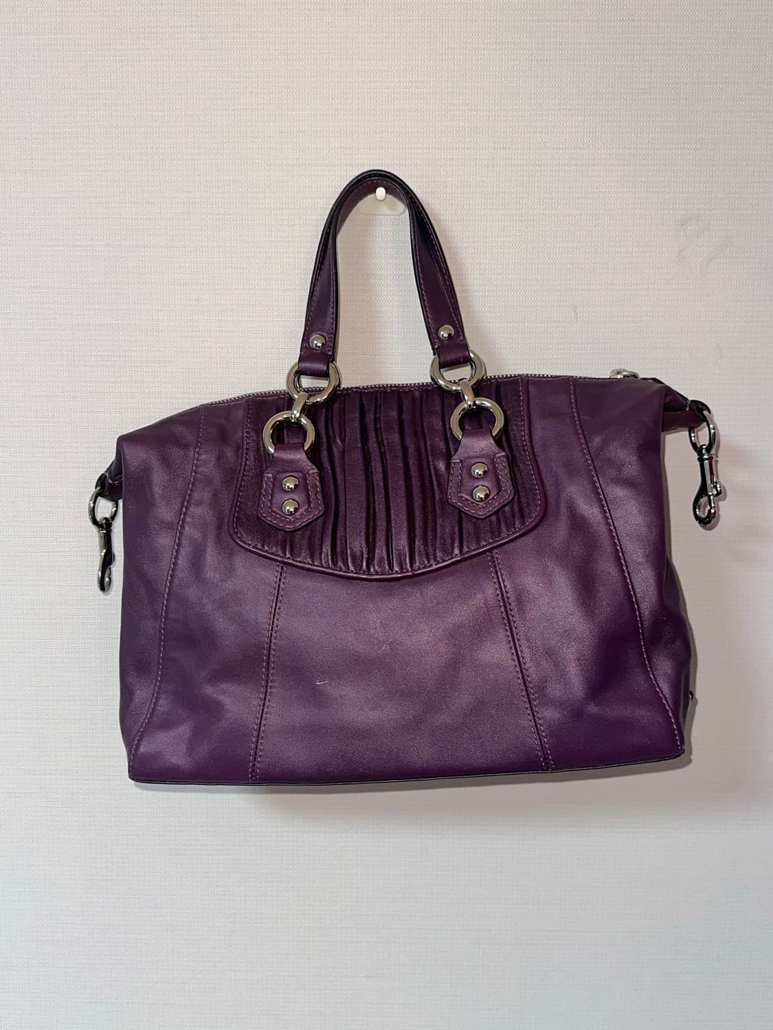 코치 빈티지 퍼플 숄더백 핸드백 상품이미지8