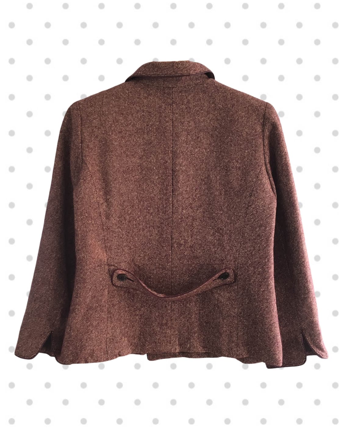 vintage autumn mood double coat brick 상품이미지6