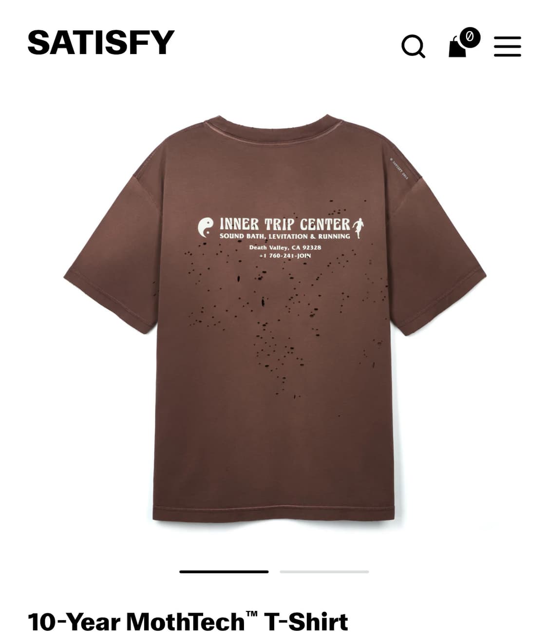 3개모델10-Year MothTech T-Shirt L사이즈 판매합니다 상품이미지2