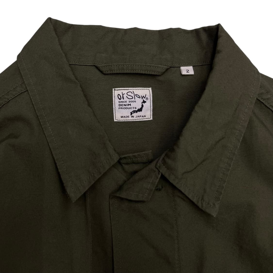 오어슬로우 카키 자켓 2 상품이미지5