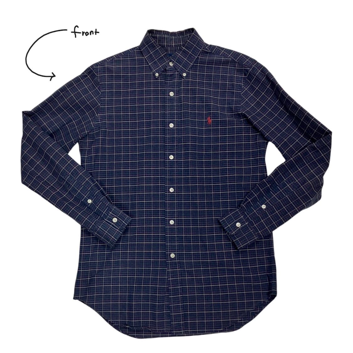 폴로 랄프로렌 체크 셔츠 S 상품이미지1