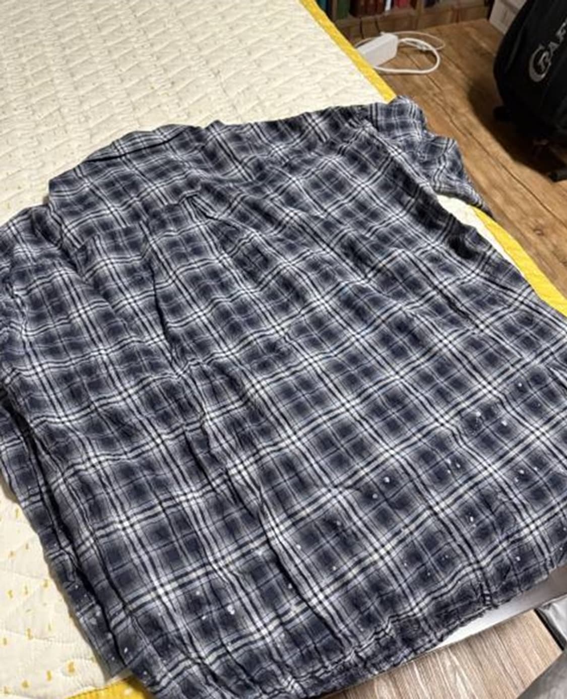 폴리테루 컨트리 체크셔츠 네이비 페인티드 2 상품이미지3