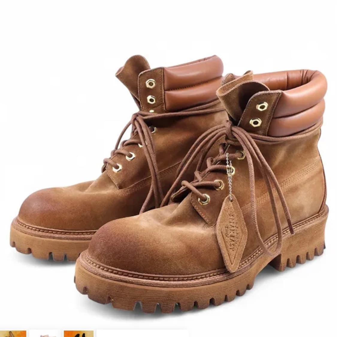 야세 1990 코만도솔 스웨이드 부츠 베이지 240 상품이미지8