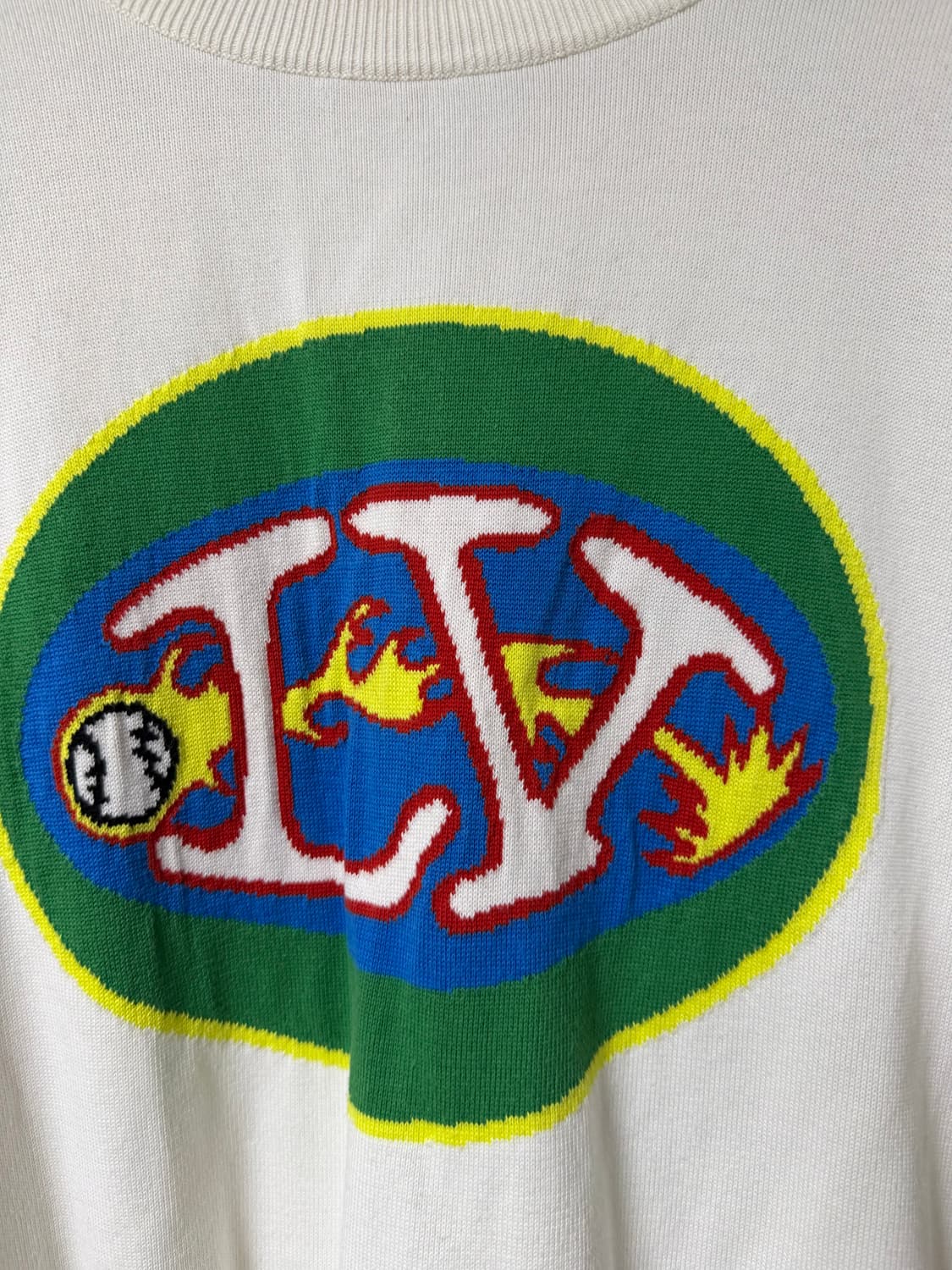 루이비통 인타르시아 코믹카툰 그래픽 오버핏 반팔티셔츠 상품이미지2