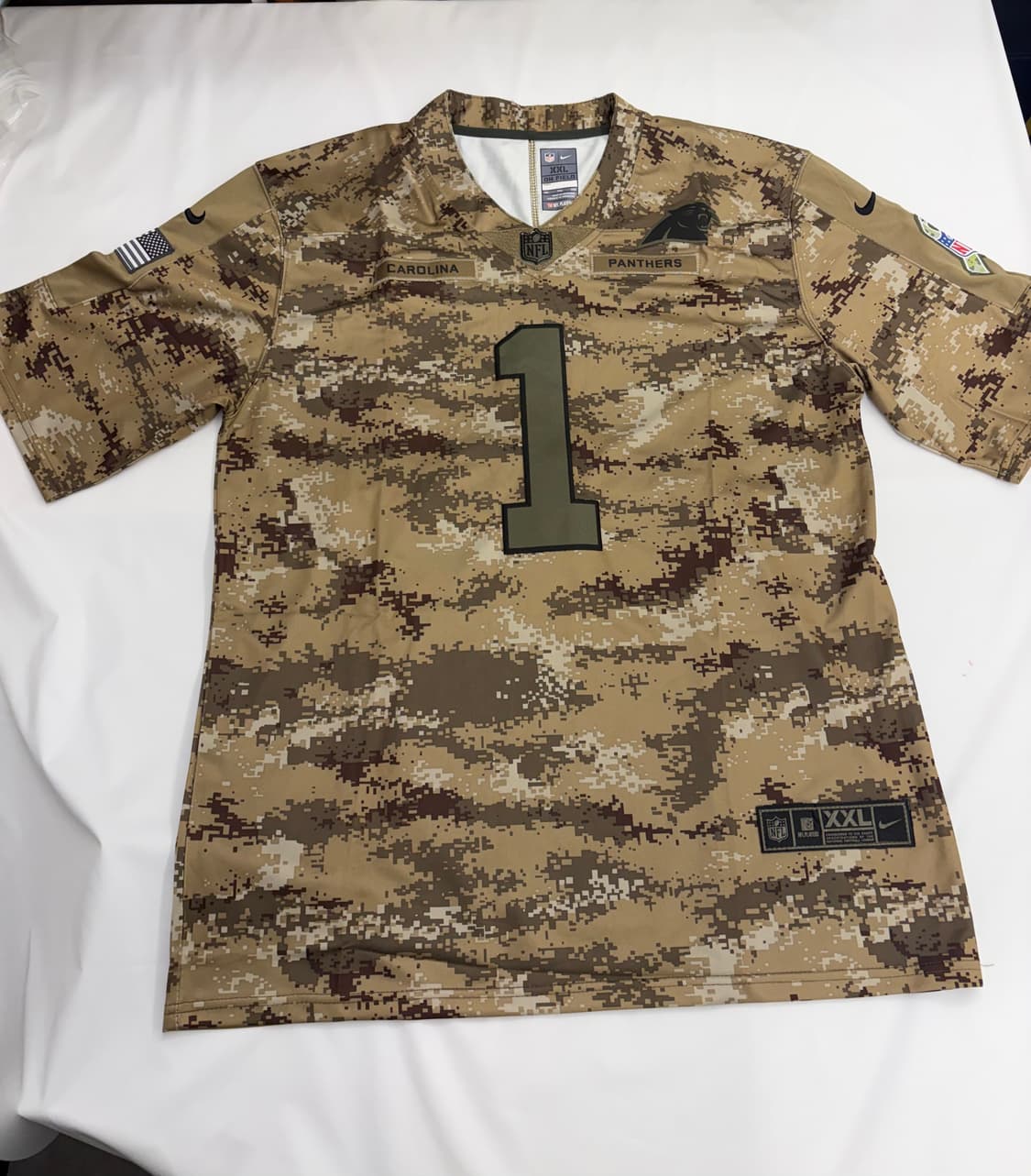 [2XL] 나이키 NFL 캐롤라이나 카모 풋볼져지 상품이미지1