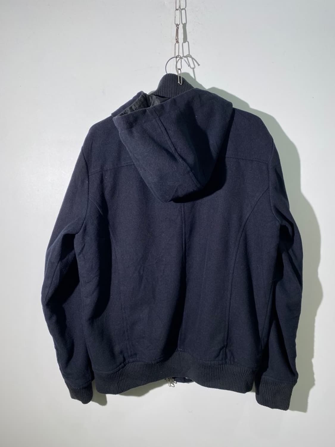 trap.u black 후드 블루종 상품이미지2