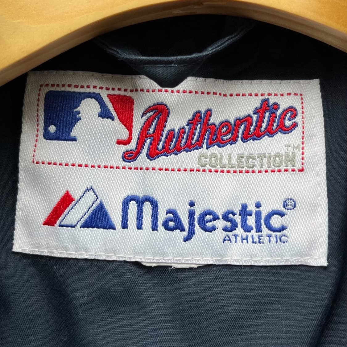 마제스틱 뉴욕 양키즈 NY로고 폴리쉘 하프집업 웜업 상품이미지8