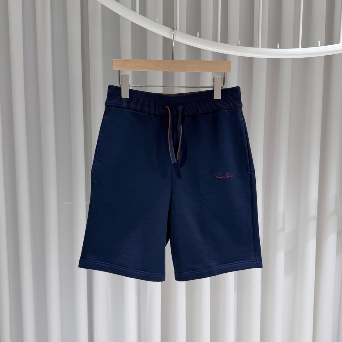 (A+/XS) / 로로피아나 네이비 코튼 셋업 상품이미지5