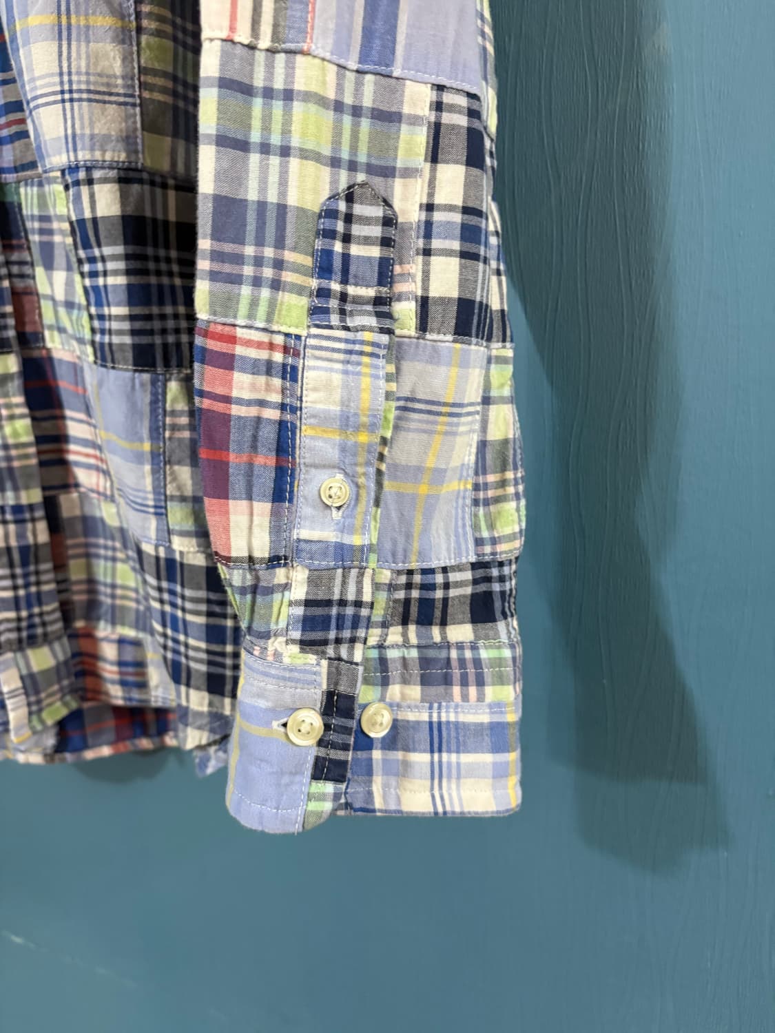Brooks Brothers Madras Patch Work shirt. 상품이미지3