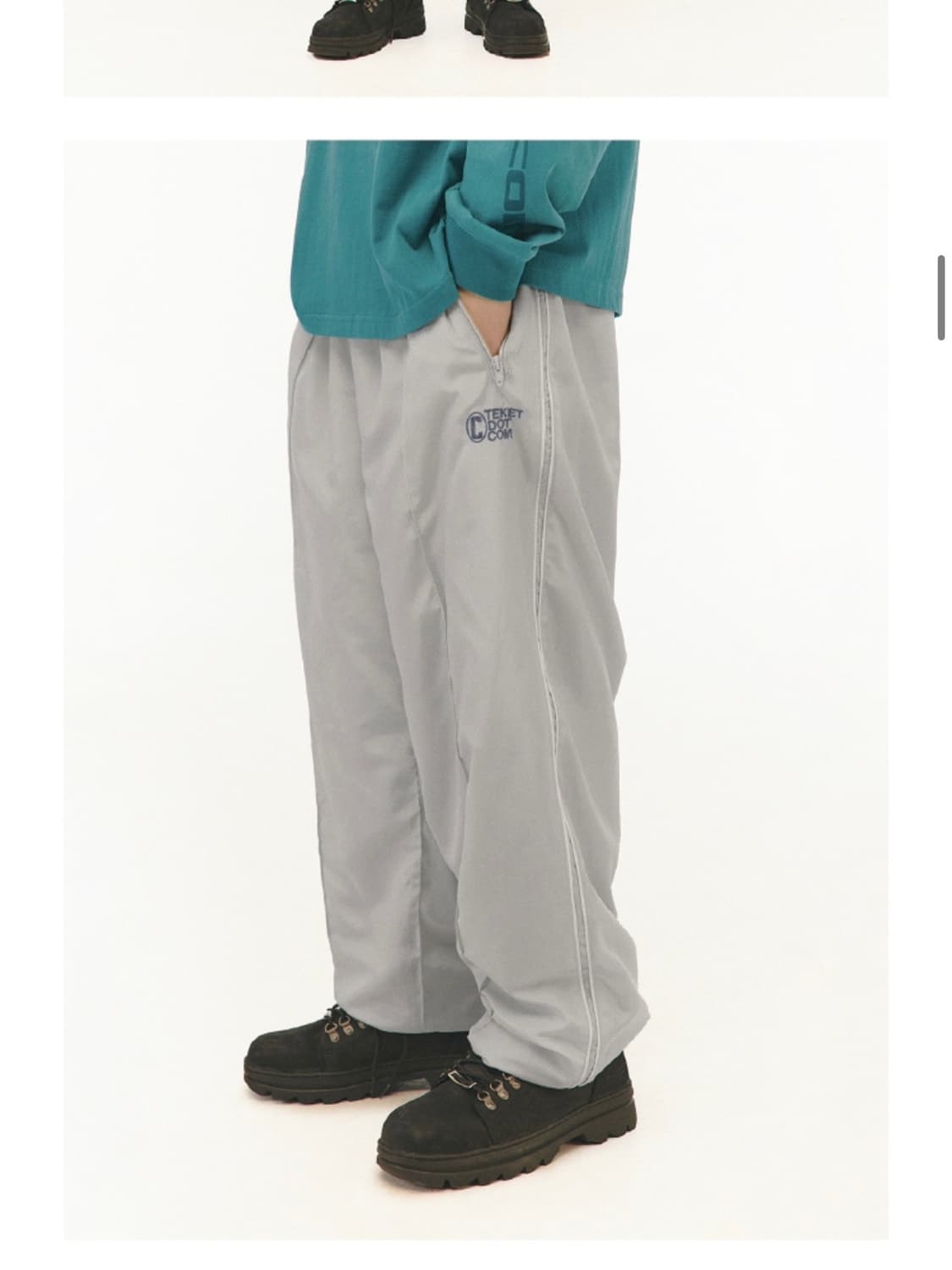 테켓 Com Track Pants Gray Teket 상품이미지2
