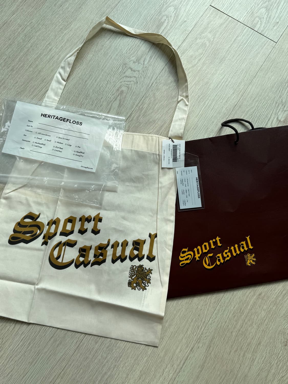 헤리티지플로스 토트백 상품이미지1