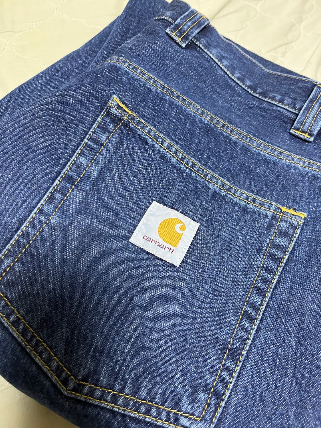 칼하트윕 브랜든 팬츠 ( S ) 블루 스톤 워시드 상품이미지3