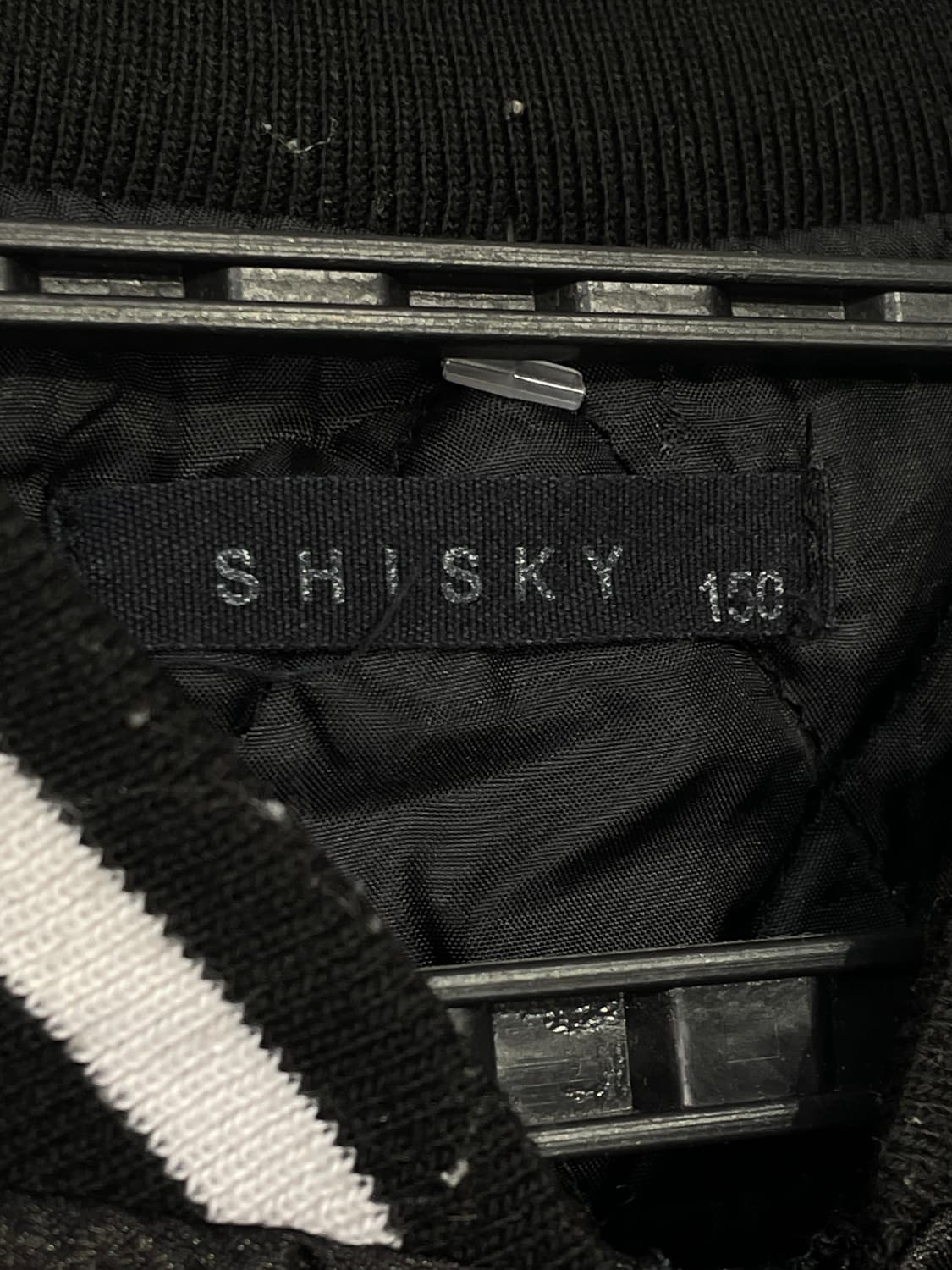 일본빈티지 블랙 용 호랑이 오리엔탈 자수 스카잔 XS 상품이미지10