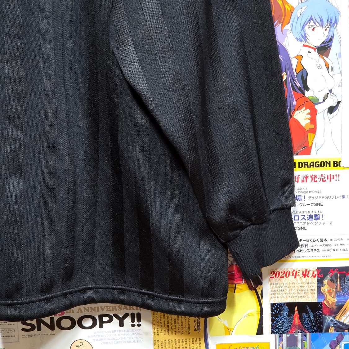 아식스 JPN 블랙 스트라이프 트랙 져지 상품이미지7