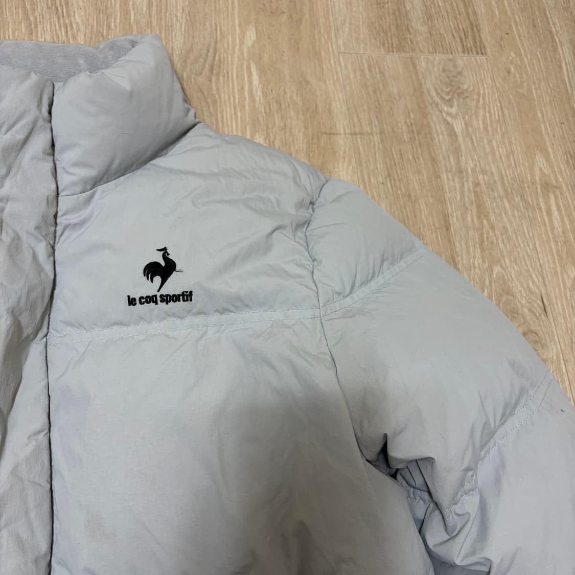 르꼬끄 와펜 구스다운 푸퍼 숏패딩 M/90  상품이미지4