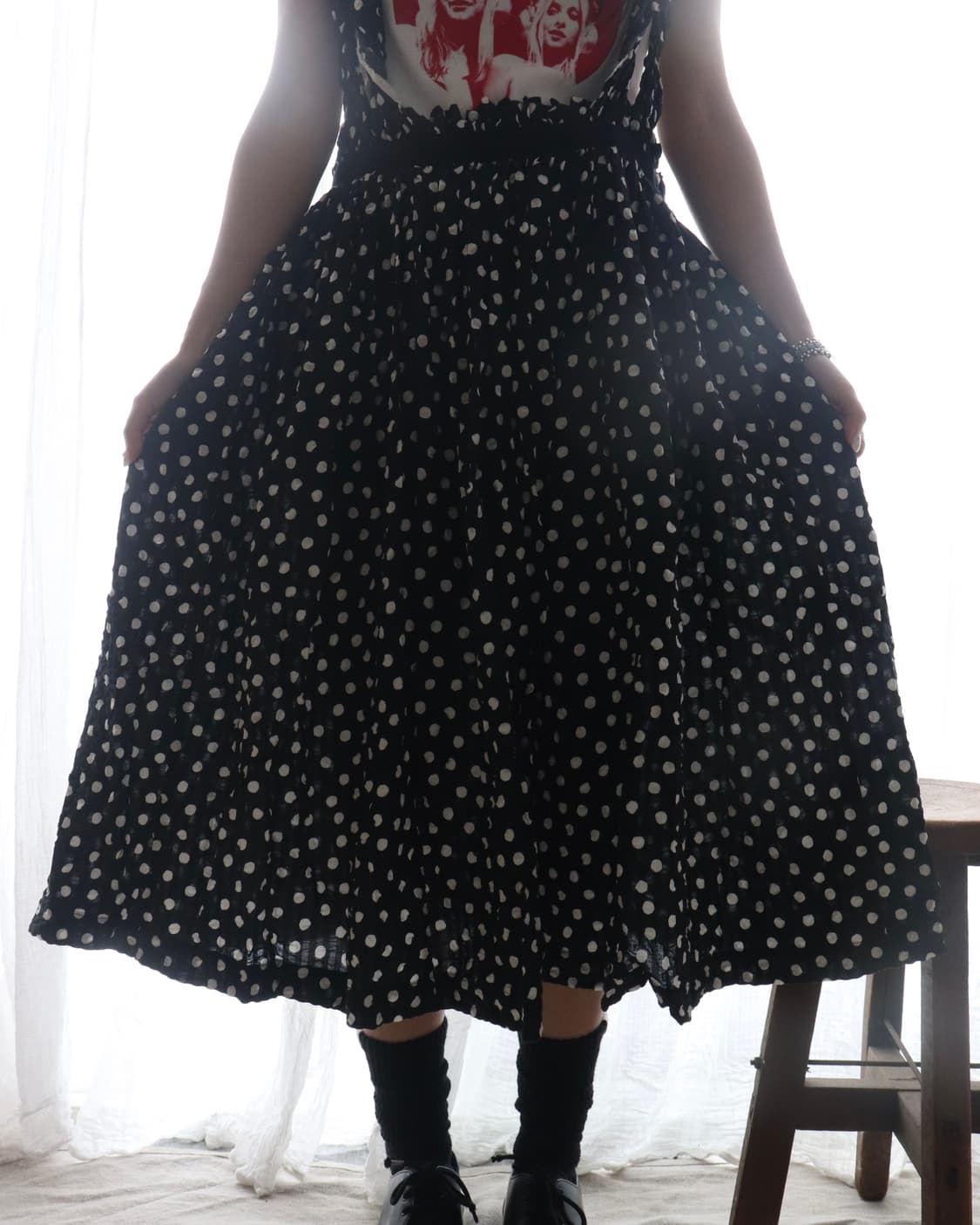 [Comme des Garcons] Dot Salopette Skirt 상품이미지7