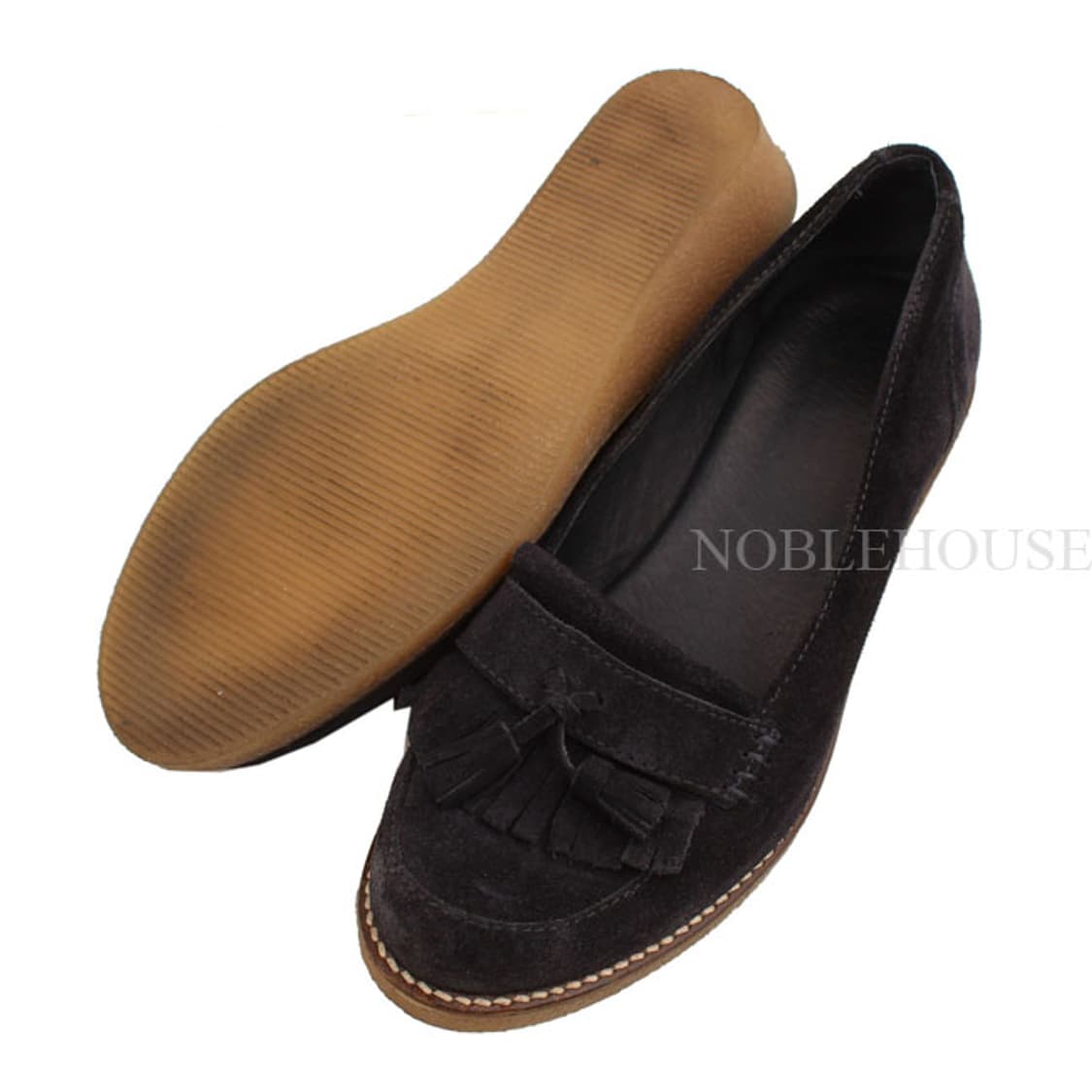 프레드페리 네이비 스웨이드 테슬 웨지 모카신 (US 7) 상품이미지3