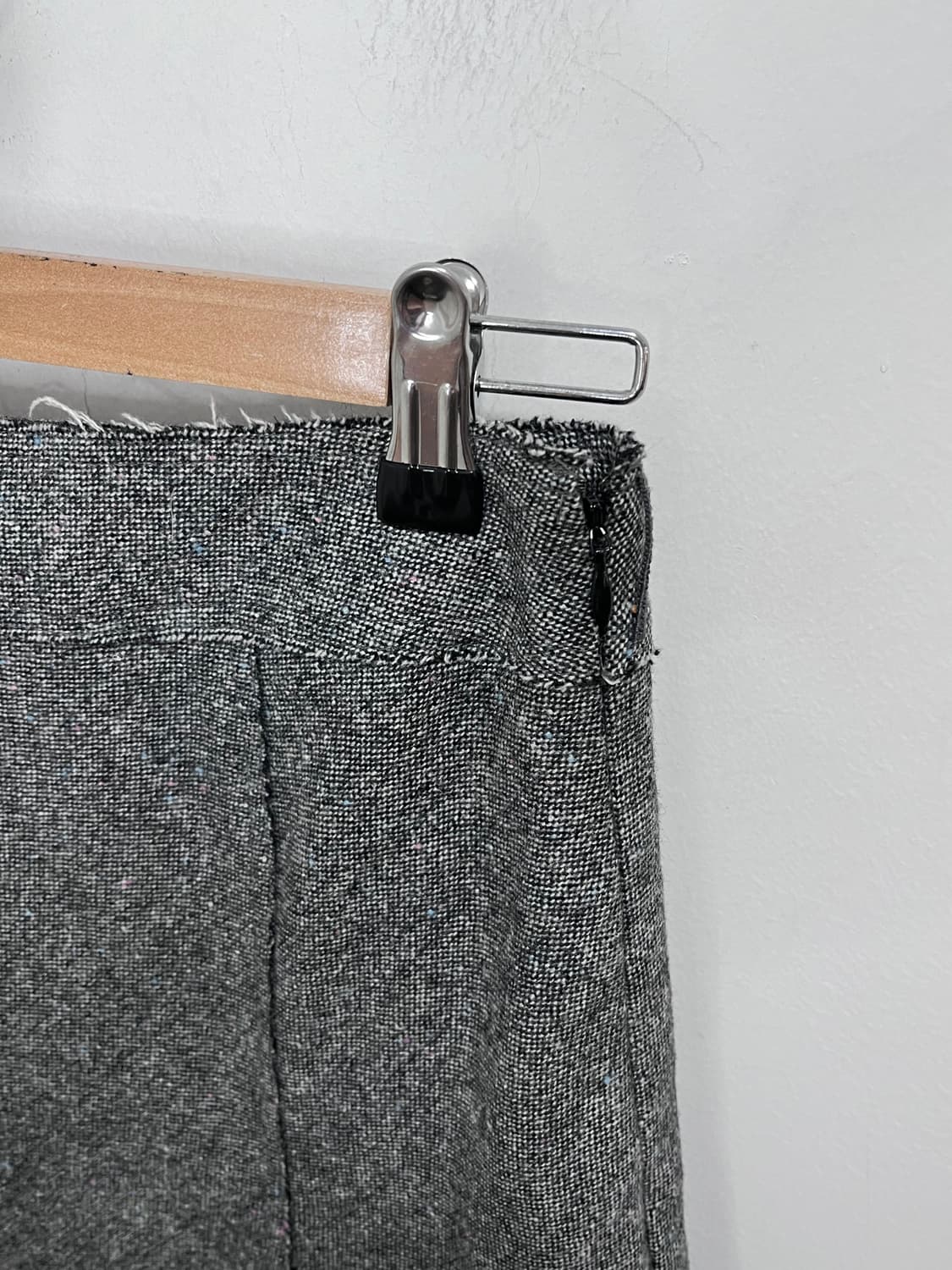 차콜 디테일 스커트  상품이미지7