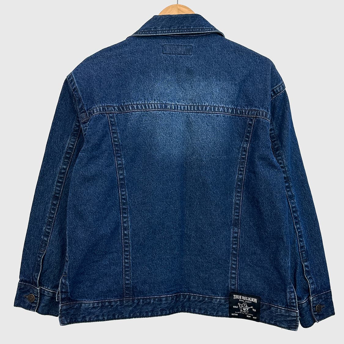 트루릴리젼 트루릴리전 데님 자켓 청자켓 트러커 여성 오버핏 M 상품이미지4
