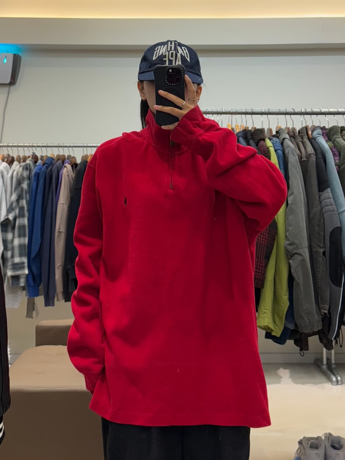 폴로 랄프로렌 하프 집업 상품이미지5