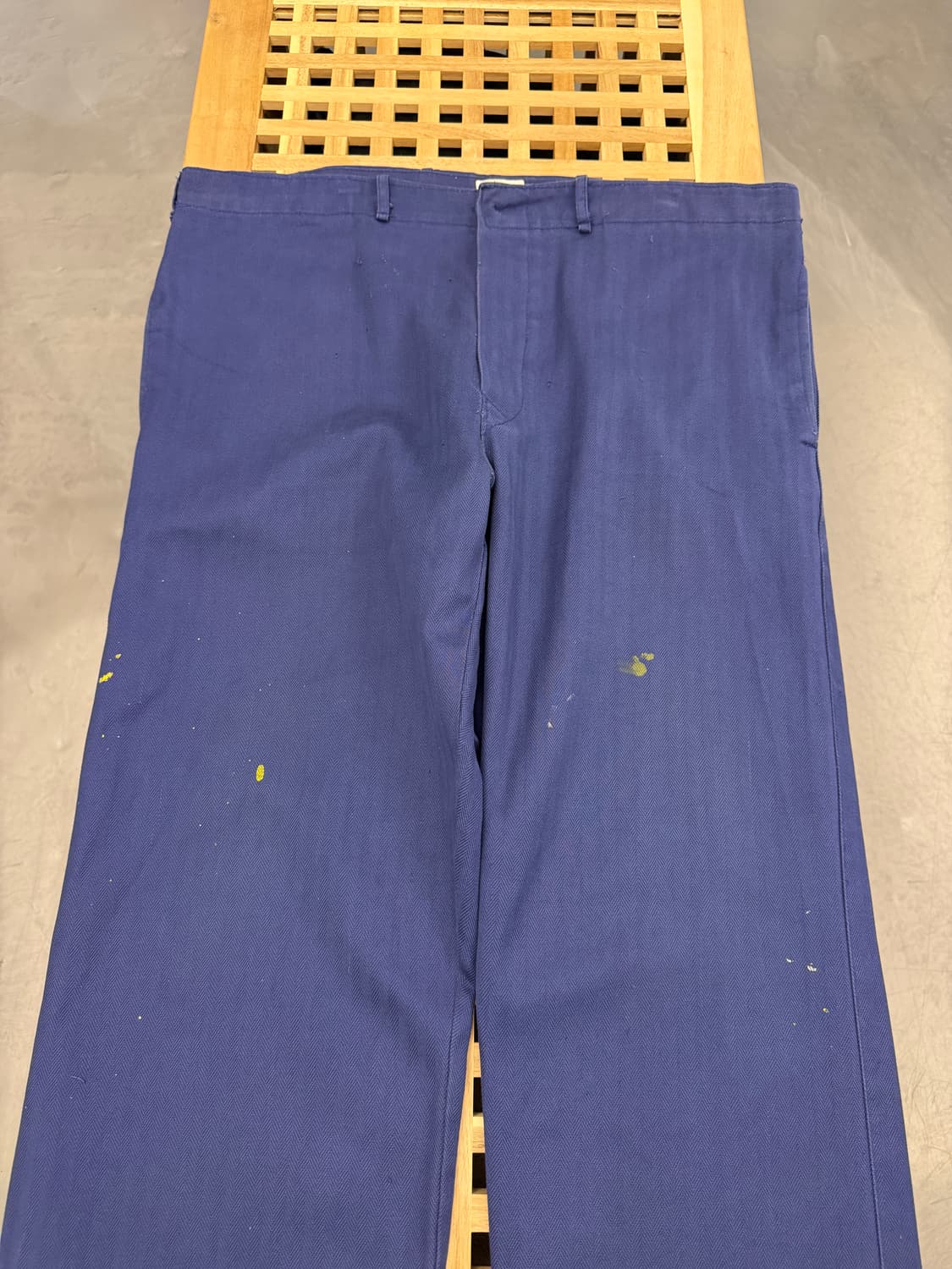 70s DISTRESSED FRENCH HBT 헤링본트윌 프렌치워크팬츠 상품이미지3