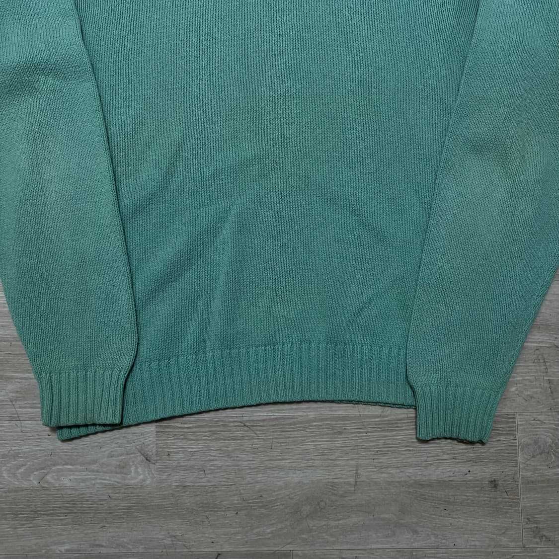 폴로 랄프로렌 스몰포니 라운드넥 니트 스웨터 [블루 그린] XL/105 상품이미지3