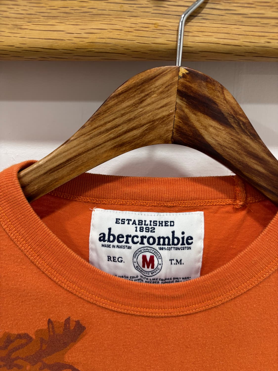 Abercrombie 레터링 반팔티 상품이미지4