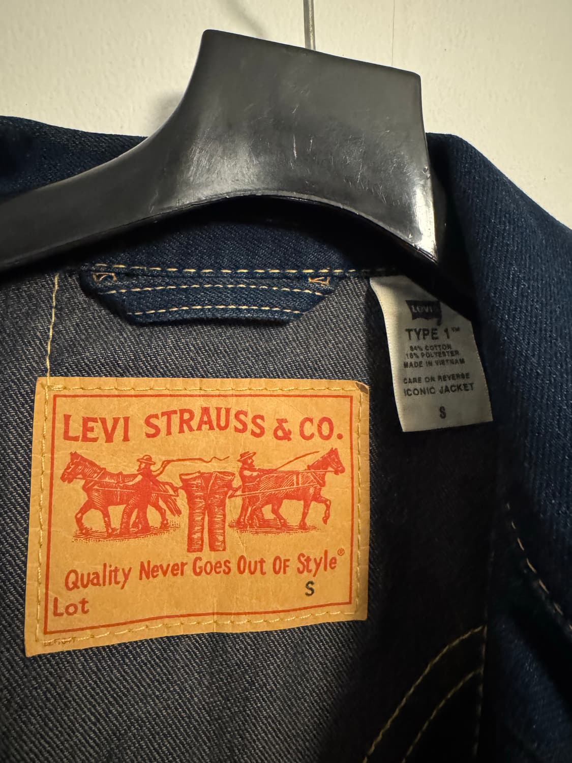 리바이스 Type1 청자켓 (S사이즈 / 실측100) 상품이미지2
