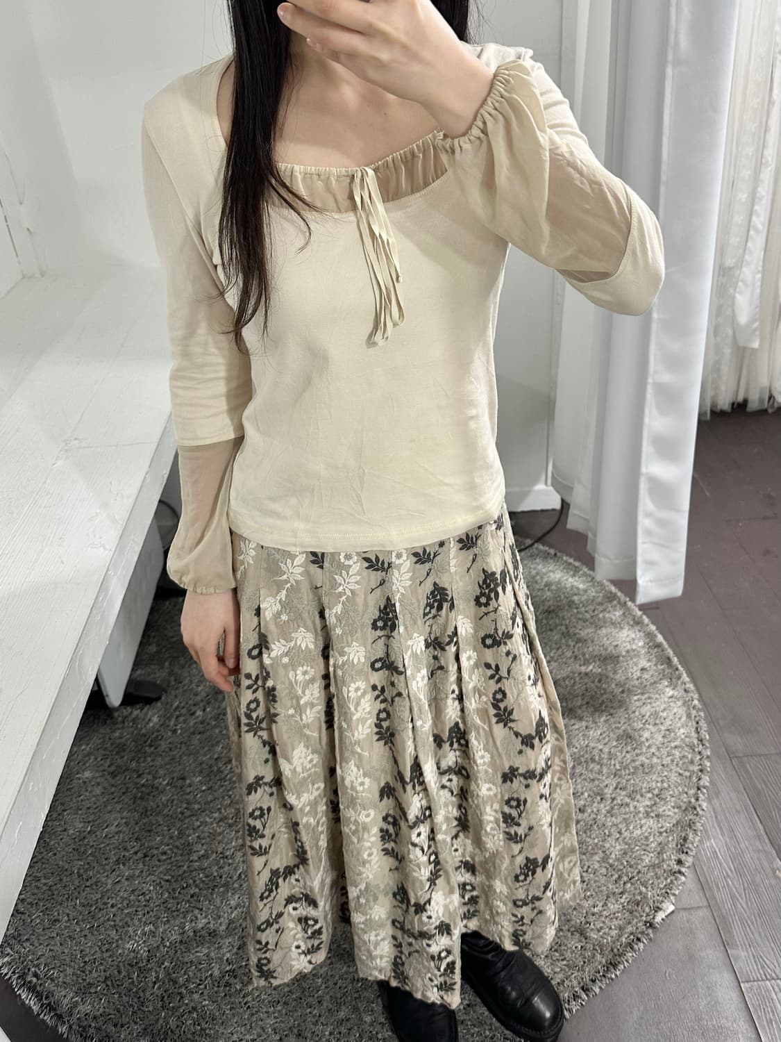 flower mori skirt 상품이미지4