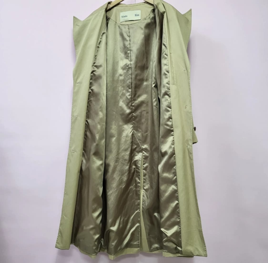 마뗑킴 롱 트렌치 코트 ~F 오버핏 상품이미지4