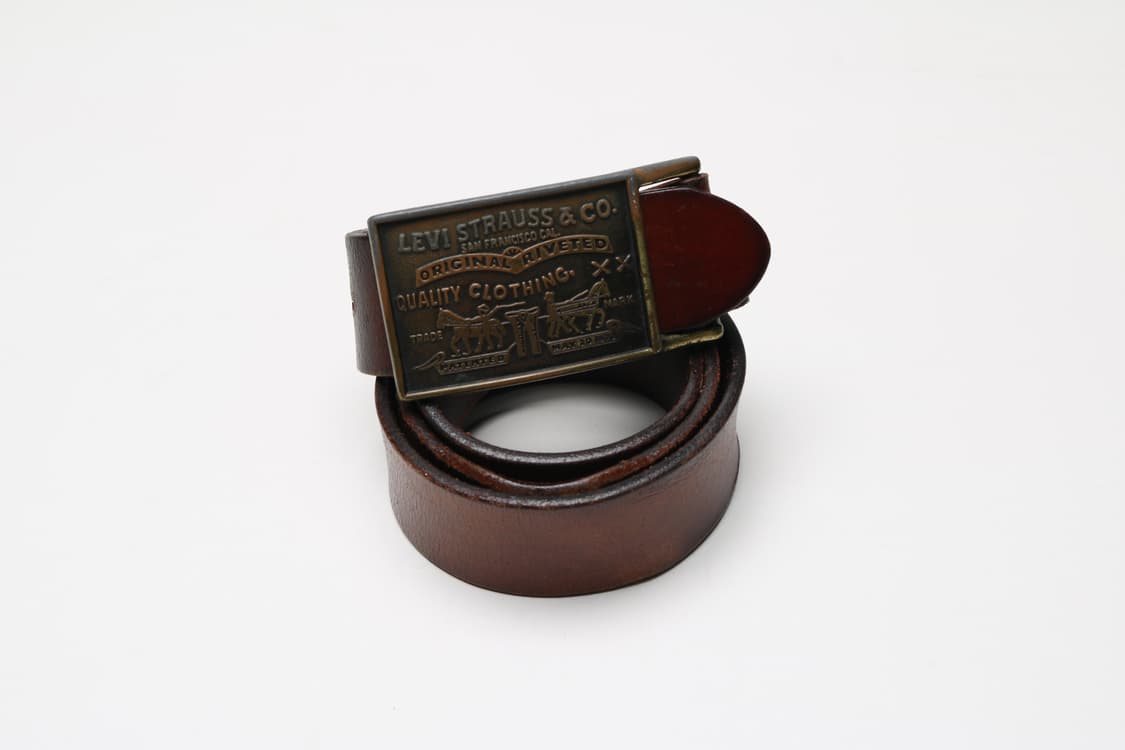 [30~34인치] 리바이스 버클 소가죽 벨트 상품이미지1