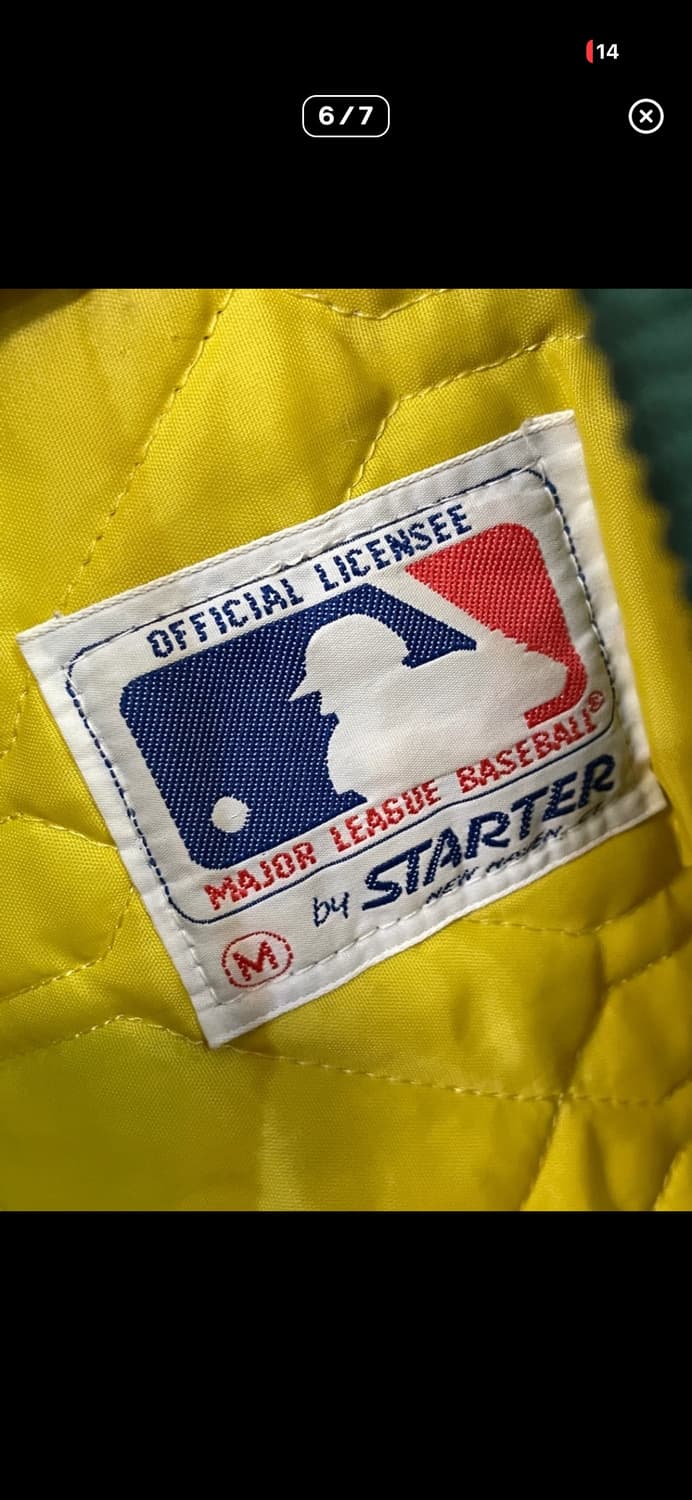 스타터 MLB 오클랜드 시티 자켓 상품이미지6