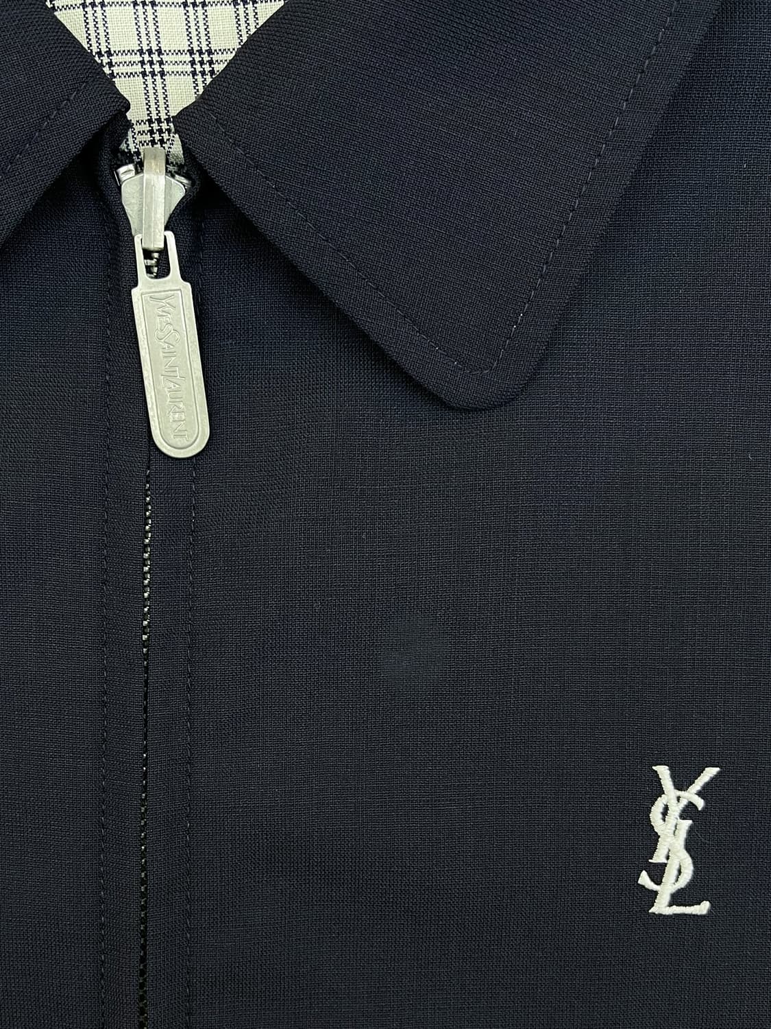 입생로랑 90s ysl 로고 리버시블 자켓 상품이미지6